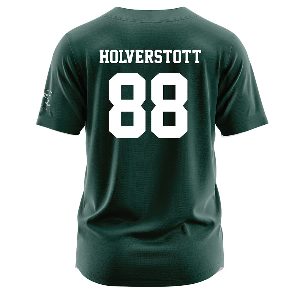 Michigan State - NCAA Softball : Sophie Holverstott - Green Jersey-1