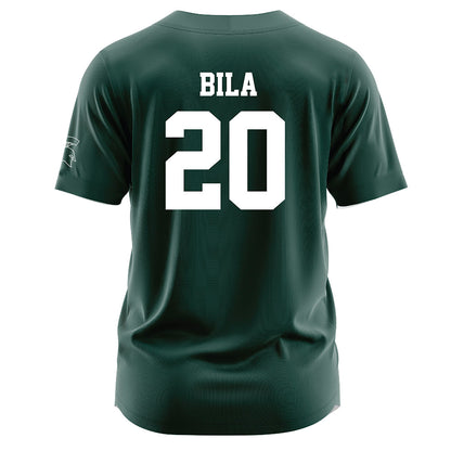 Michigan State - NCAA Softball : Hailey Bila - Green Jersey-1