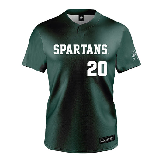Michigan State - NCAA Softball : Hailey Bila - Green Jersey-0