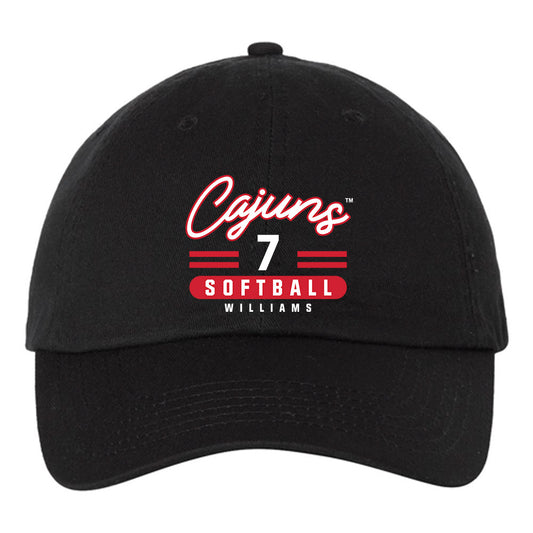 Louisiana - NCAA Softball : Dayzja Williams - Vintage Dad Hat