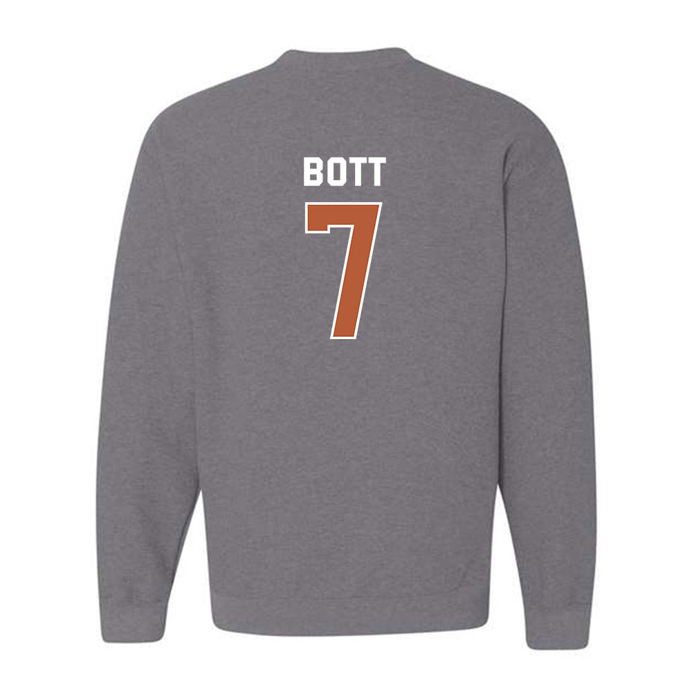 Texas - NCAA Men's Basketball : Cole Bott - Sports Shersey Crewneck Sweatshirt-1