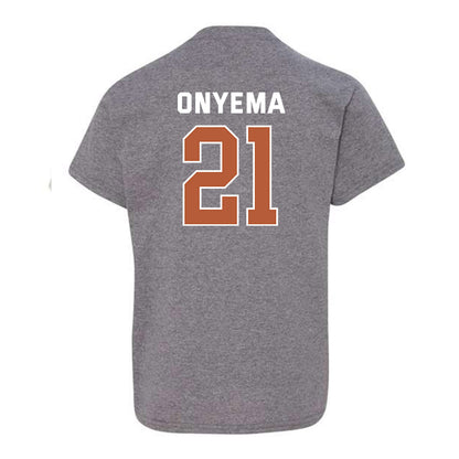 Texas - NCAA Men's Basketball : Ze'rik Onyema - Youth T-Shirt Sports Shersey