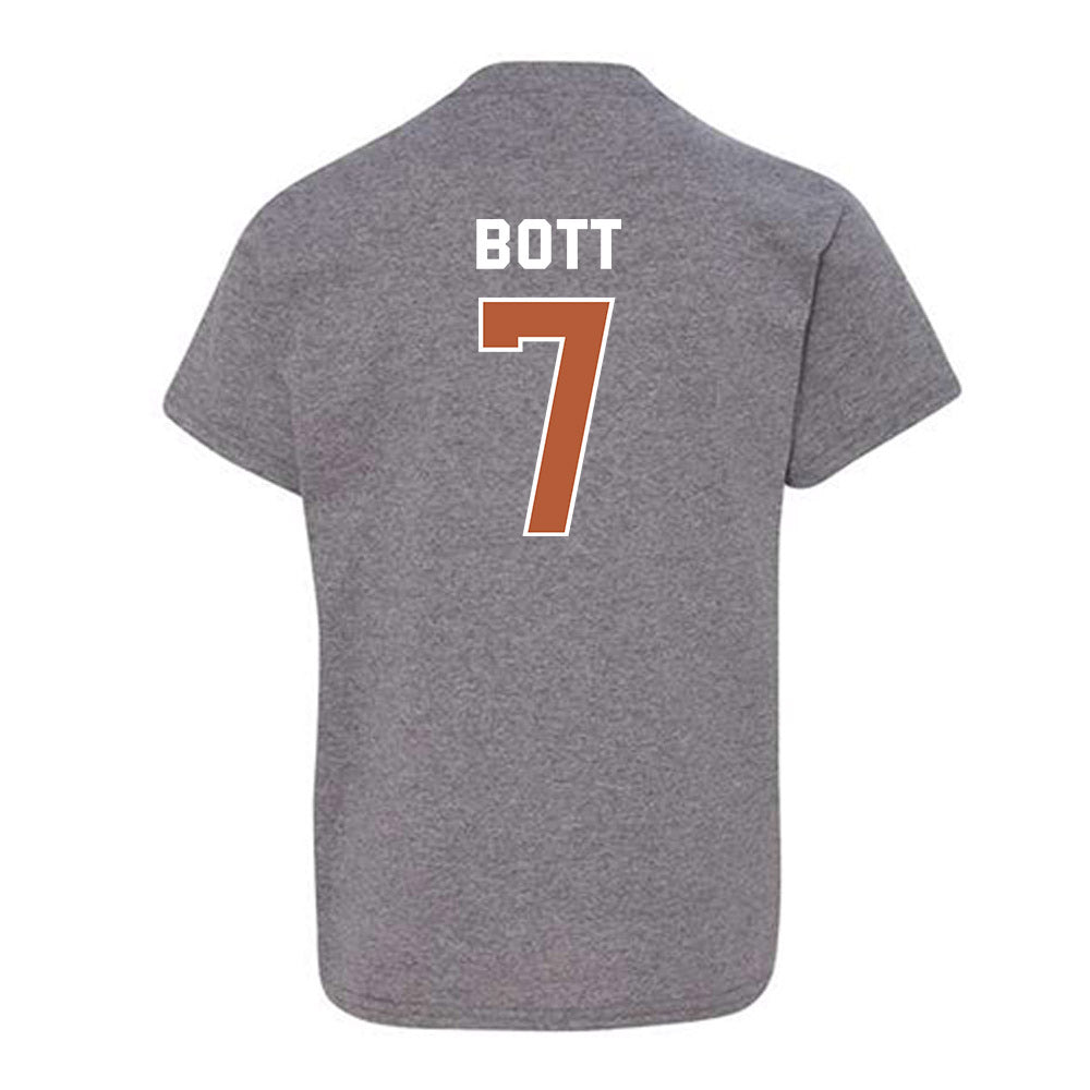 Texas - NCAA Men's Basketball : Cole Bott - Sports Shersey Youth T-Shirt-1