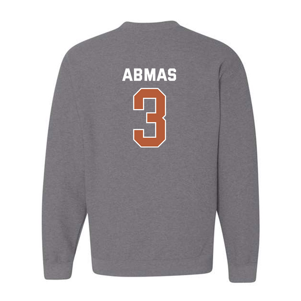 Texas - NCAA Men's Basketball : Max Abmas - Crewneck Sweatshirt Sports Shersey