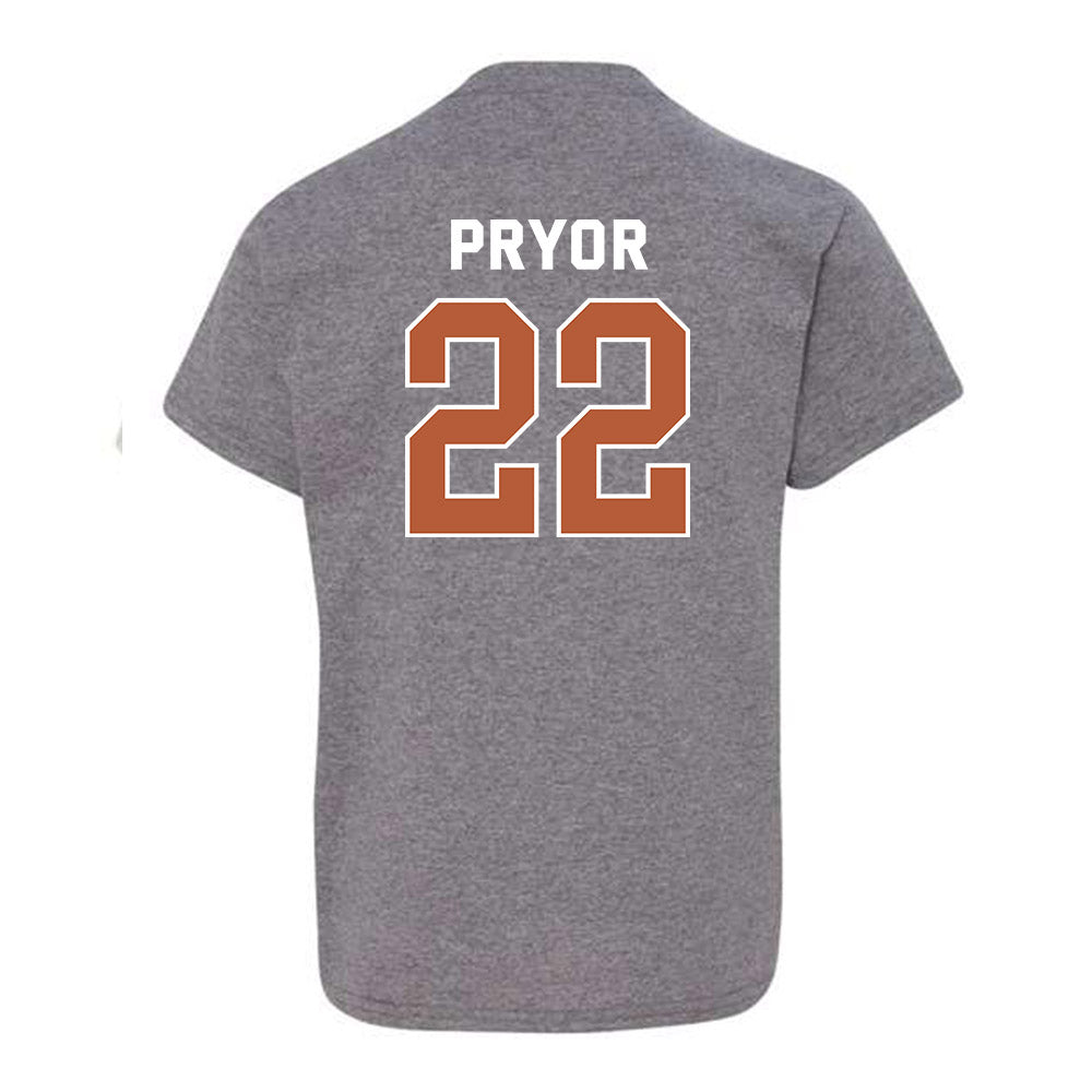 Texas - NCAA Men's Basketball : Devon Pryor - Youth T-Shirt Sports Shersey