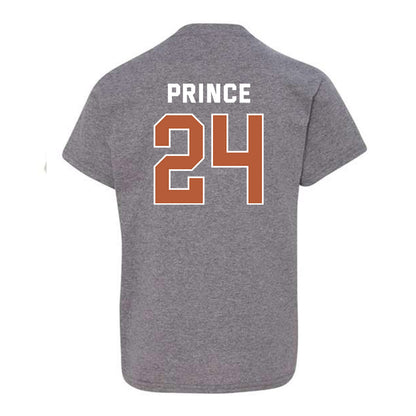 Texas - NCAA Men's Basketball : Jackson Prince - Youth T-Shirt Sports Shersey