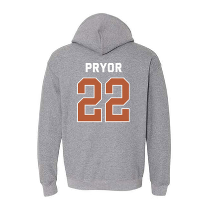 Texas - NCAA Men's Basketball : Devon Pryor - Hooded Sweatshirt Sports Shersey