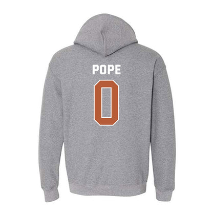 Texas - NCAA Men's Basketball : Jordan Pope - Sports Shersey Hooded Sweatshirt-1