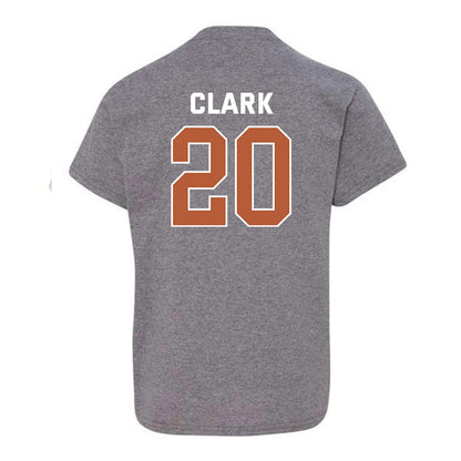 Texas - NCAA Men's Basketball : Preston Clark - Youth T-Shirt Sports Shersey