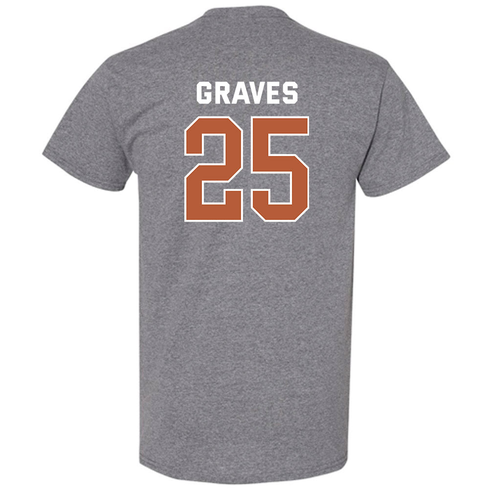 Texas - NCAA Women's Basketball : Sarah Graves - T-Shirt Sports Shersey