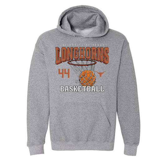 Texas - NCAA Men's Basketball : Brandon Taylor - Sports Shersey Hooded Sweatshirt-0