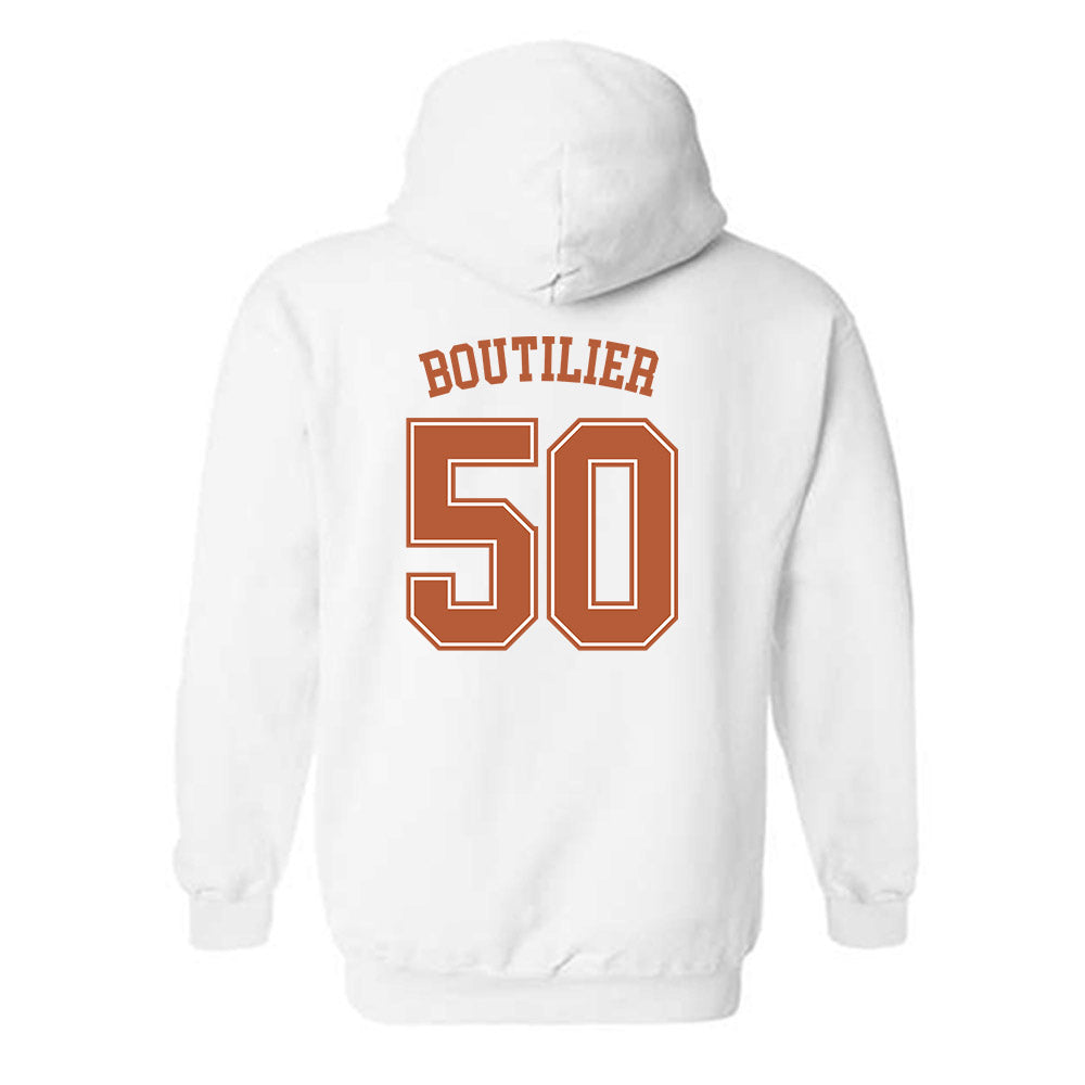 Texas - NCAA Women's Basketball : Abbie Boutilier - Hooded Sweatshirt Sports Shersey