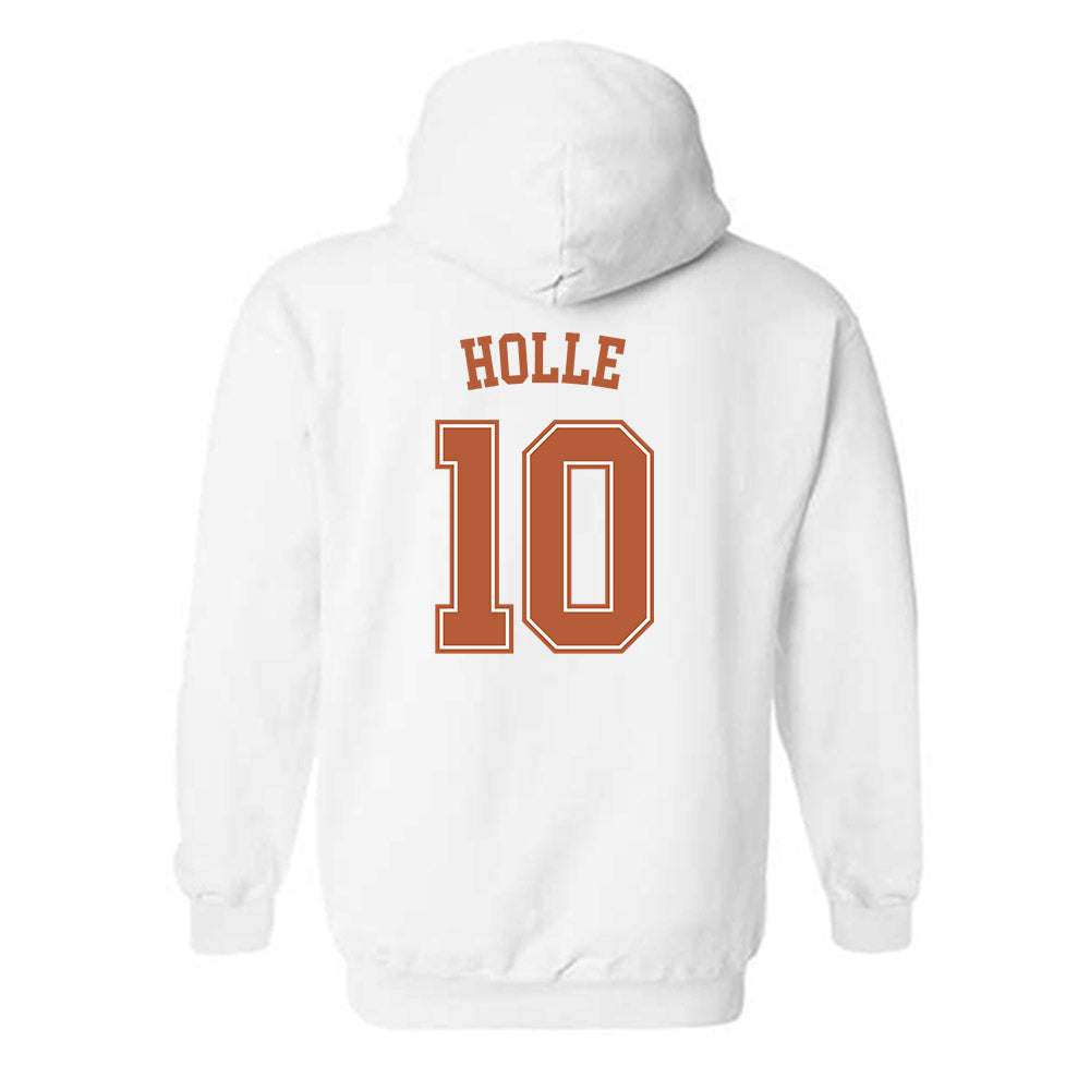 Texas - NCAA Women's Basketball : Shay Holle - Hooded Sweatshirt Sports Shersey