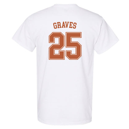 Texas - NCAA Women's Basketball : Sarah Graves - T-Shirt Sports Shersey