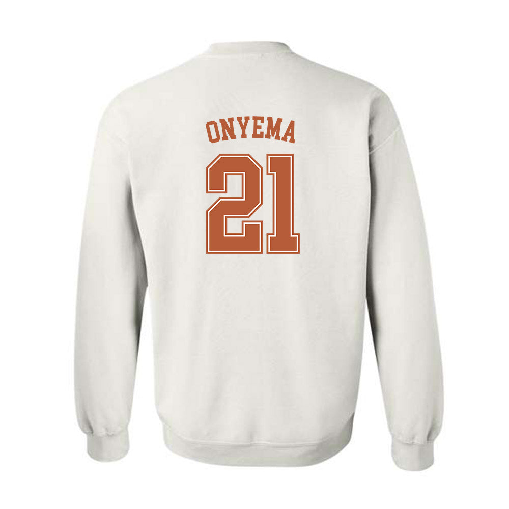 Texas - NCAA Men's Basketball : Ze'rik Onyema - Crewneck Sweatshirt Sports Shersey