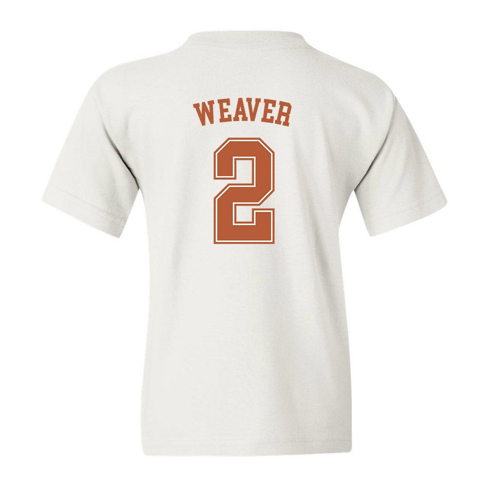 Texas - NCAA Men's Basketball : Chendall Weaver - Youth T-Shirt Sports Shersey