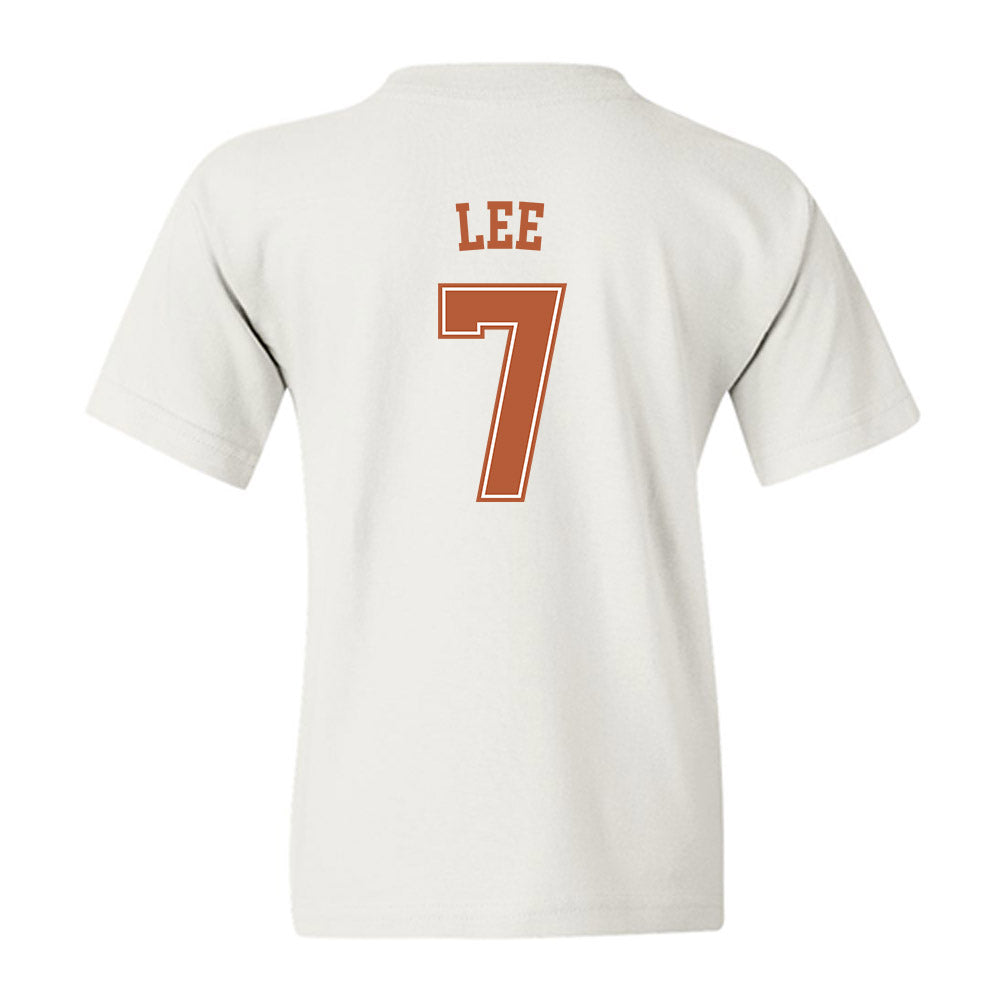 Texas - NCAA Women's Basketball : Jordan Lee - Sports Shersey Youth T-Shirt-1