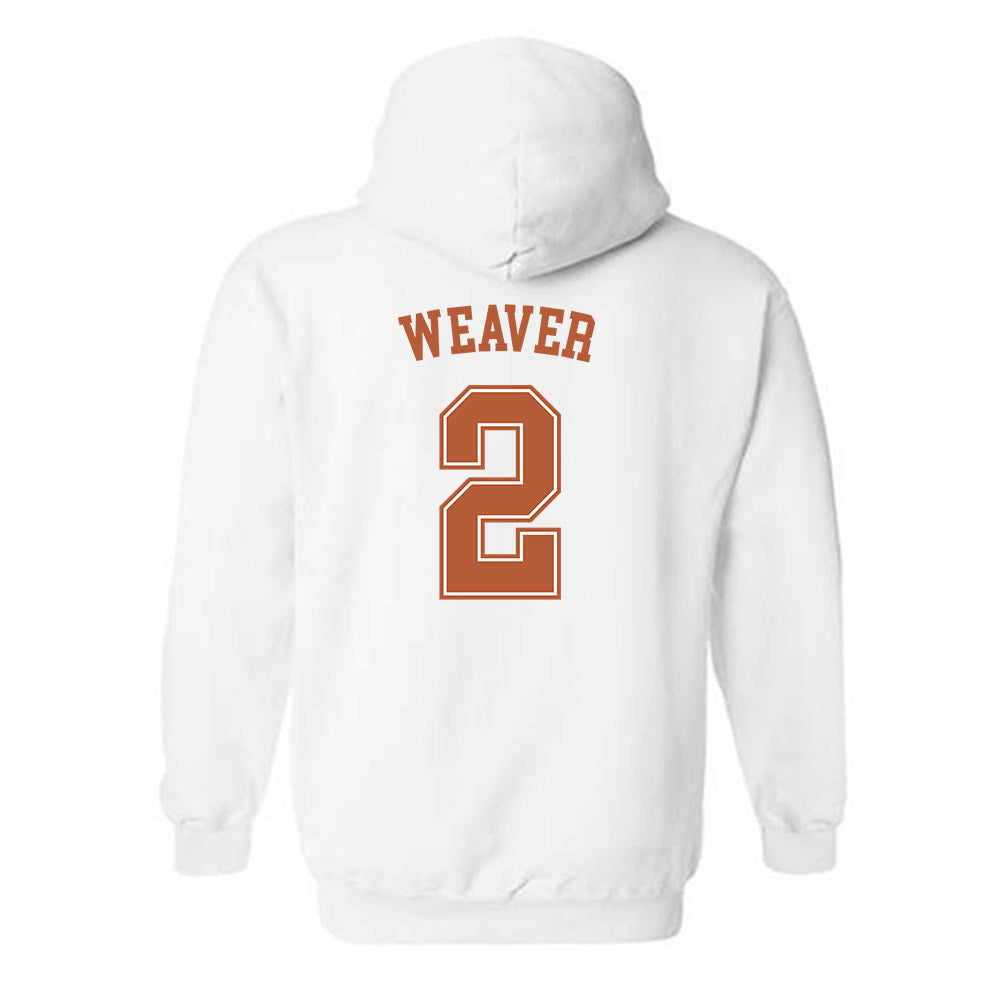 Texas - NCAA Men's Basketball : Chendall Weaver - Hooded Sweatshirt Sports Shersey