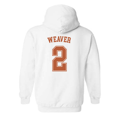 Texas - NCAA Men's Basketball : Chendall Weaver - Hooded Sweatshirt Sports Shersey