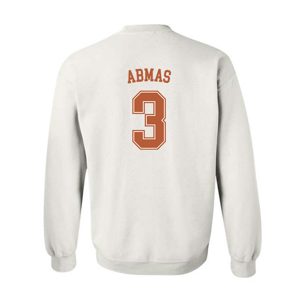 Texas - NCAA Men's Basketball : Max Abmas - Crewneck Sweatshirt Sports Shersey