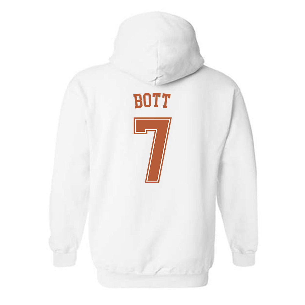 Texas - NCAA Men's Basketball : Cole Bott - Sports Shersey Hooded Sweatshirt-1