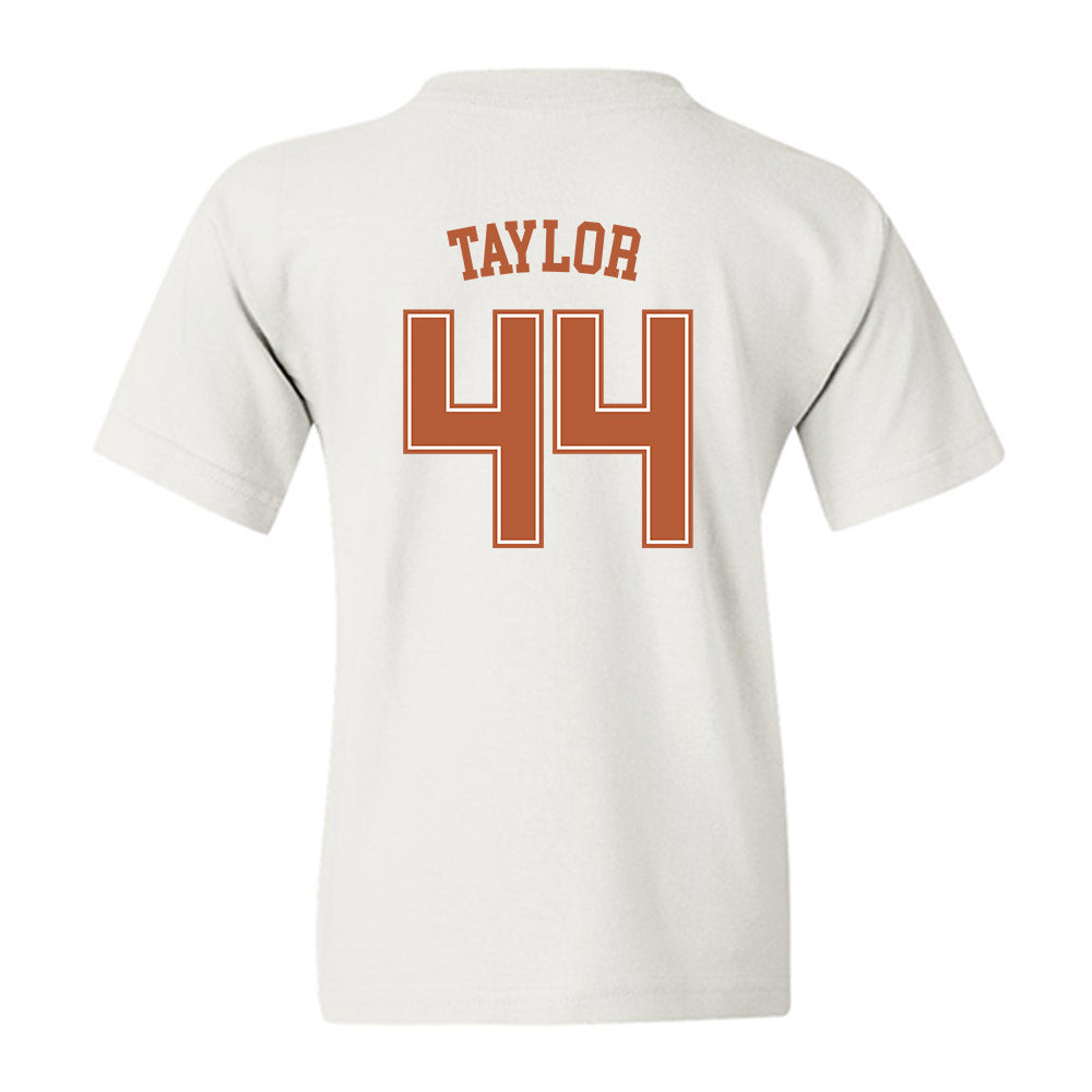 Texas - NCAA Men's Basketball : Brandon Taylor - Sports Shersey Youth T-Shirt-1