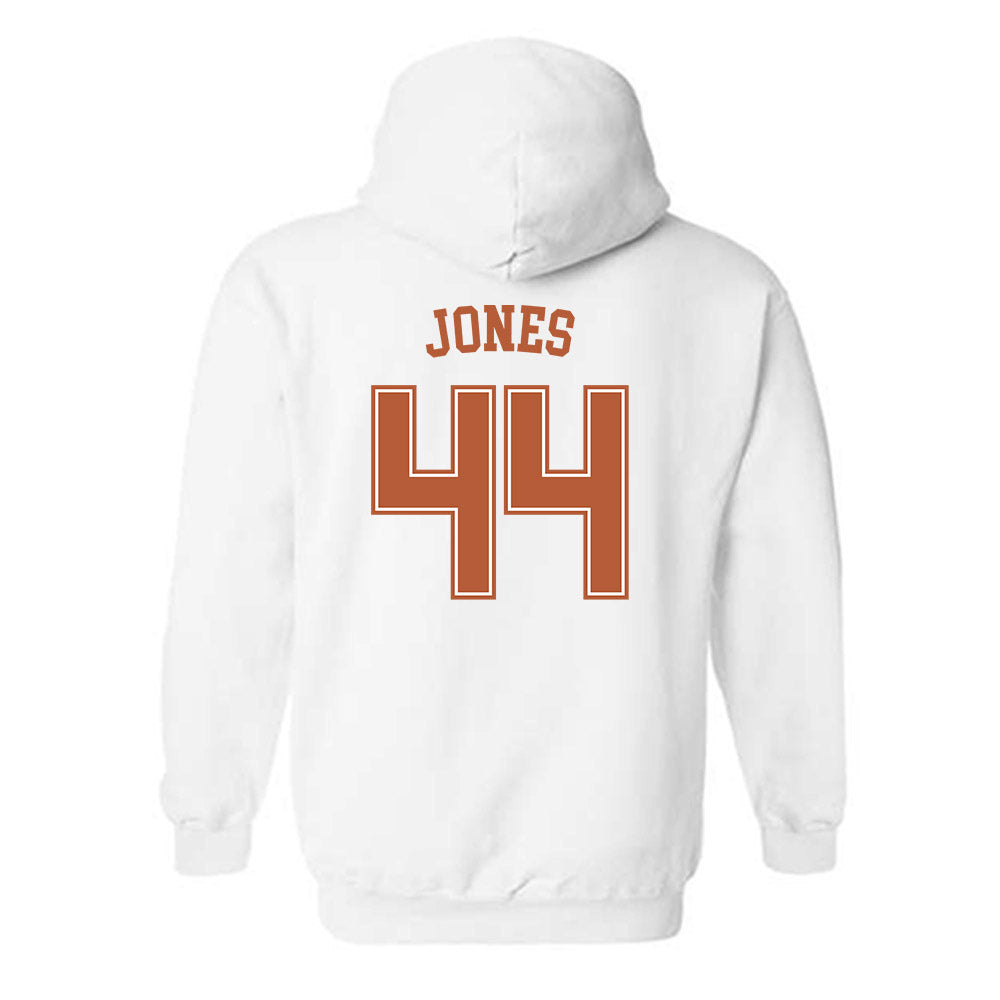 Texas - NCAA Women's Basketball : Taylor Jones - Hooded Sweatshirt Sports Shersey