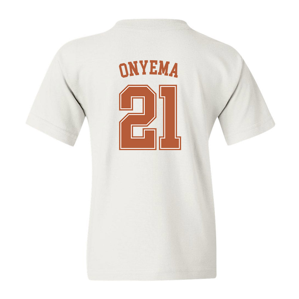 Texas - NCAA Men's Basketball : Ze'rik Onyema - Youth T-Shirt Sports Shersey