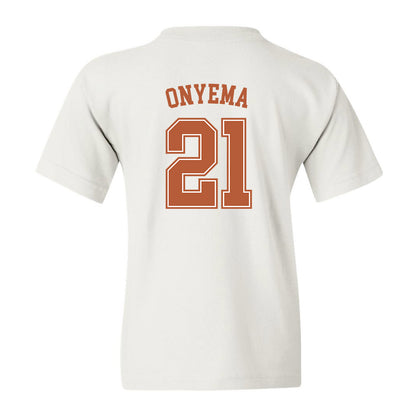 Texas - NCAA Men's Basketball : Ze'rik Onyema - Youth T-Shirt Sports Shersey