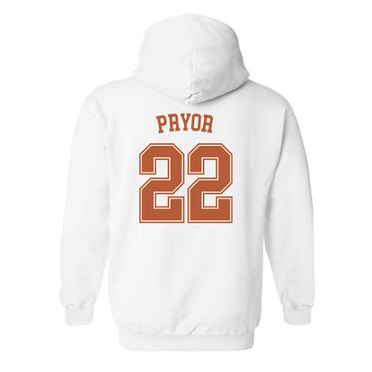 Texas - NCAA Men's Basketball : Devon Pryor - Hooded Sweatshirt Sports Shersey