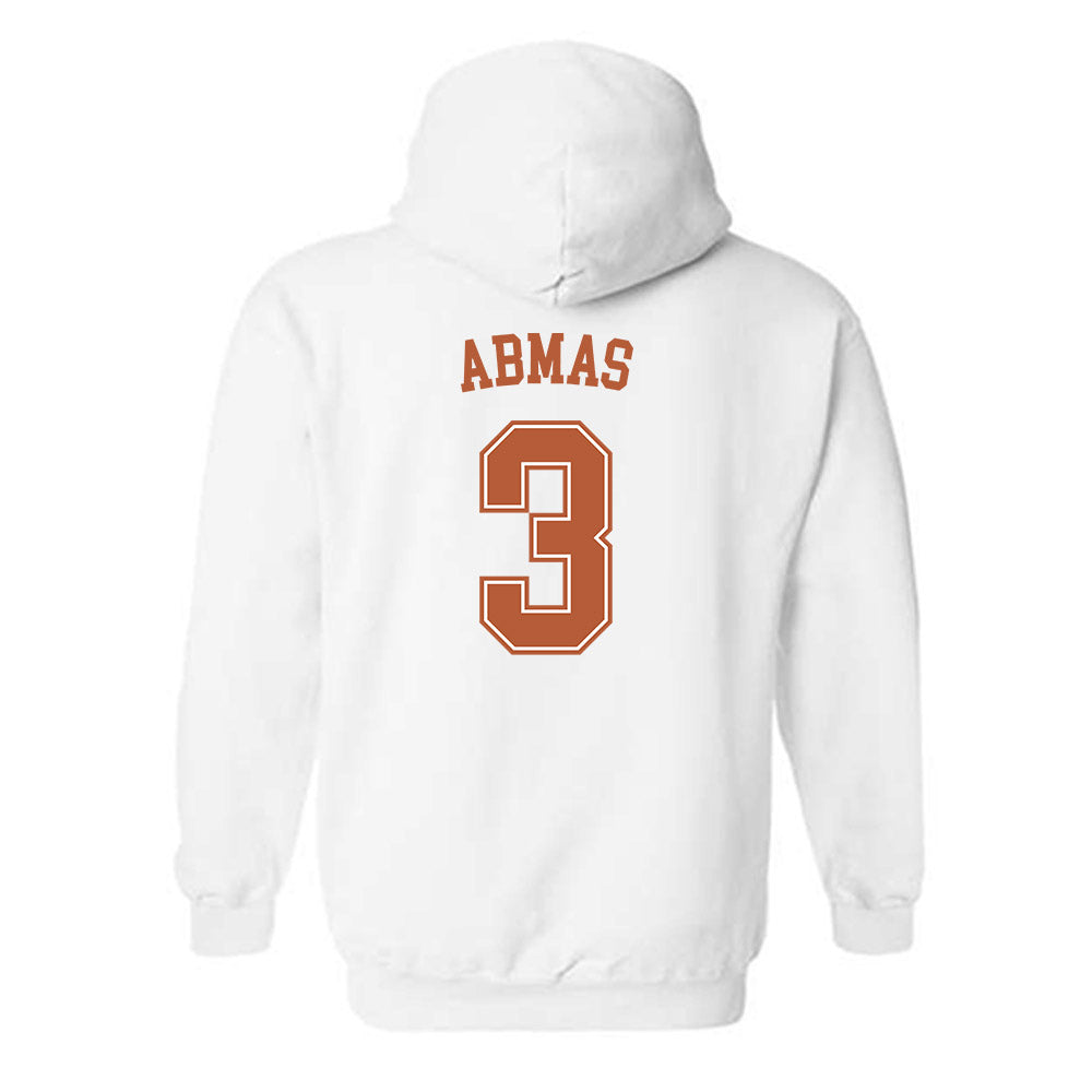 Texas - NCAA Men's Basketball : Max Abmas - Hooded Sweatshirt Sports Shersey