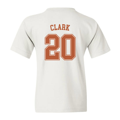 Texas - NCAA Men's Basketball : Preston Clark - Youth T-Shirt Sports Shersey