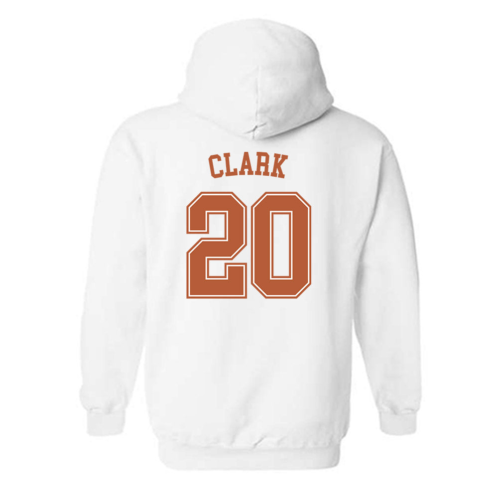 Texas - NCAA Men's Basketball : Preston Clark - Hooded Sweatshirt Sports Shersey