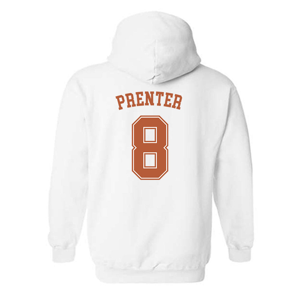Texas - NCAA Women's Basketball : Grace Prenter - Sports Shersey Hooded Sweatshirt-1
