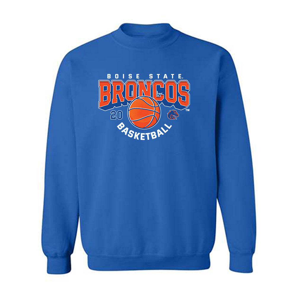 Boise State - NCAA Men's Basketball : Drew Fielder - Sport Shersey Crewneck Sweatshirt-0