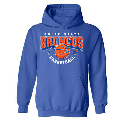 Boise State - NCAA Women's Basketball : Dani Bayes - Sport Shersey Hooded Sweatshirt-0