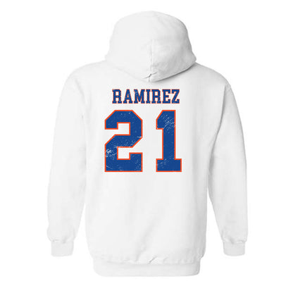 Boise State - NCAA Men's Basketball : Brennan Ramirez - Sport Shersey Hooded Sweatshirt-1