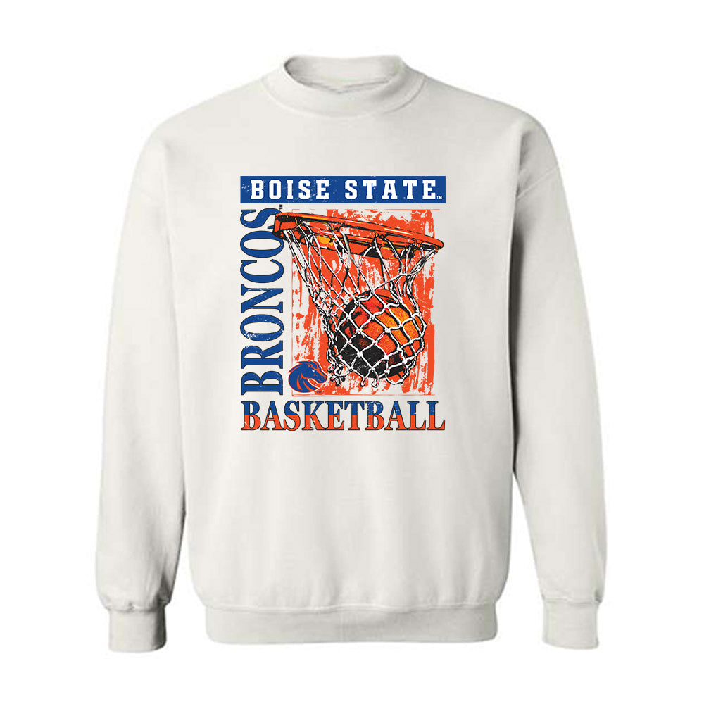 Boise State - NCAA Women's Basketball : Dani Bayes - Sport Shersey Crewneck Sweatshirt-0