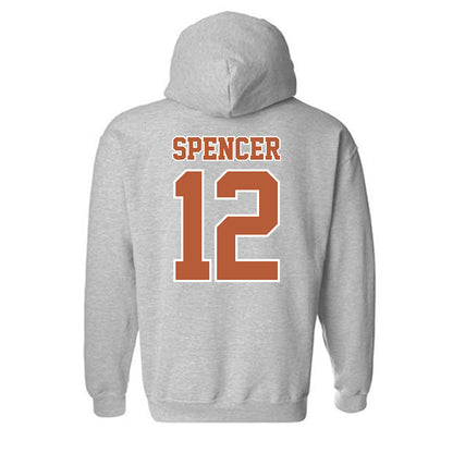 Texas - NCAA Baseball : Jared Spencer - Sports Shersey Hooded Sweatshirt-1