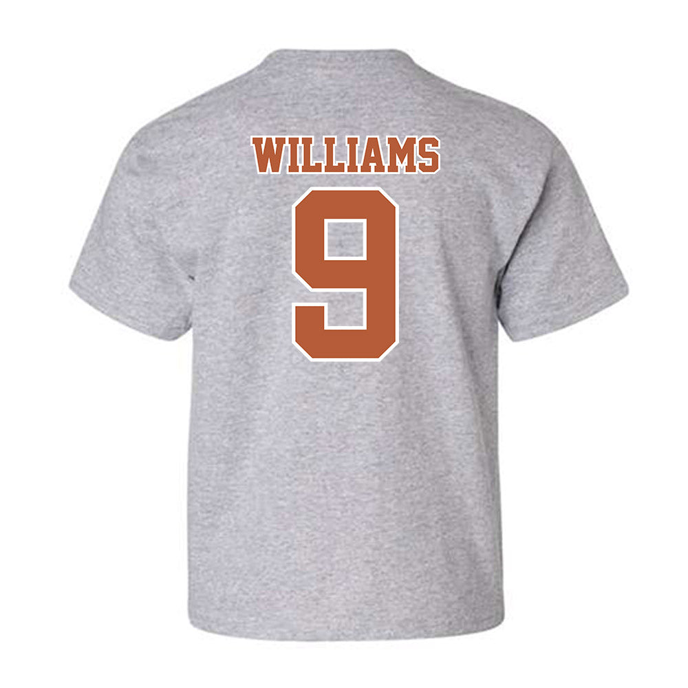Texas - NCAA Baseball : Jonah Williams - Sports Shersey Youth T-Shirt-1