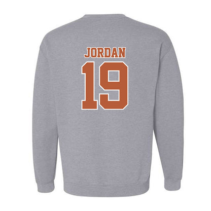 Texas - NCAA Baseball : Donovan Jordan - Sports Shersey Crewneck Sweatshirt-1
