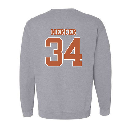 Texas - NCAA Baseball : Will Mercer - Crewneck Sweatshirt Sports Shersey