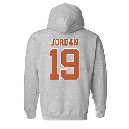 Texas - NCAA Baseball : Donovan Jordan - Sports Shersey Hooded Sweatshirt-1