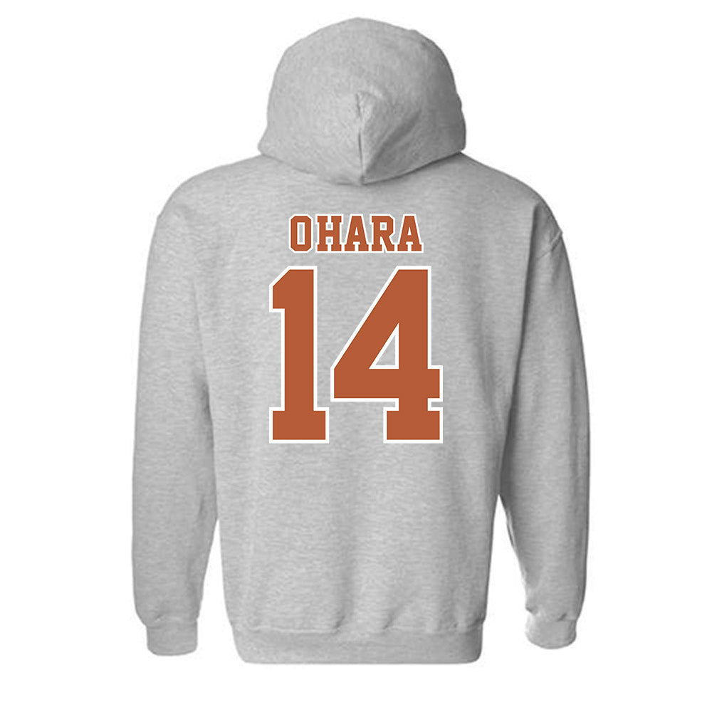 Texas - NCAA Baseball : Cade O'Hara - Hooded Sweatshirt Sports Shersey