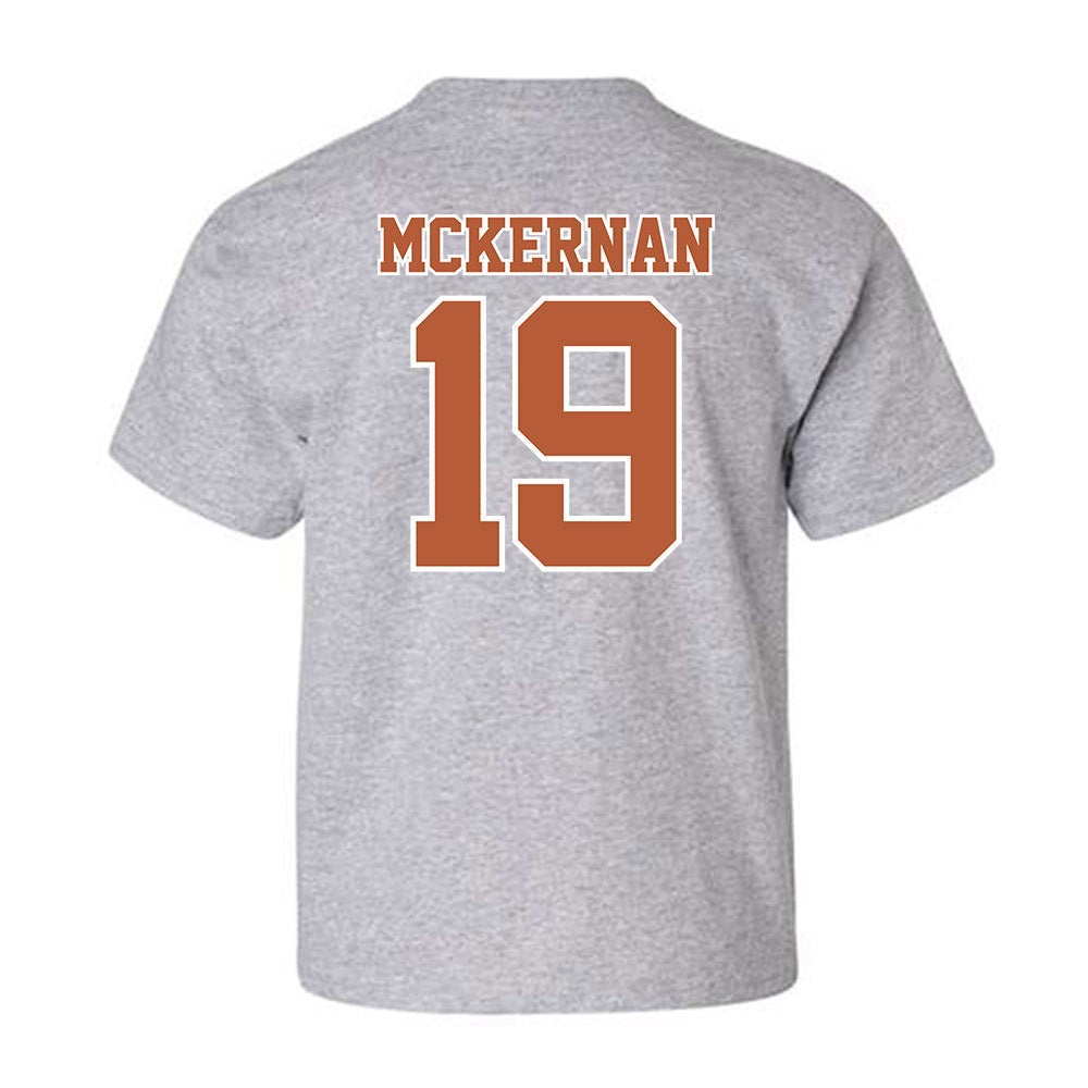 Texas - NCAA Baseball : Jack Mckernan - Sports Shersey Youth T-Shirt-1