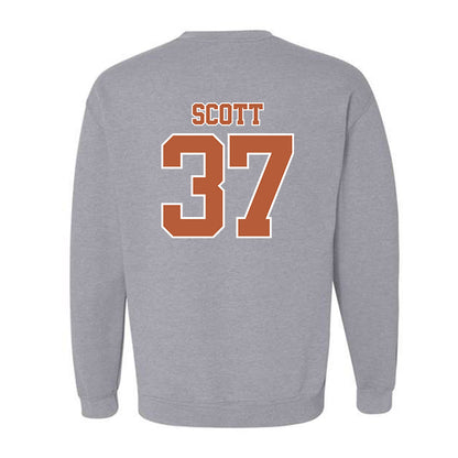 Texas - NCAA Baseball : Matt Scott - Sports Shersey Crewneck Sweatshirt-1