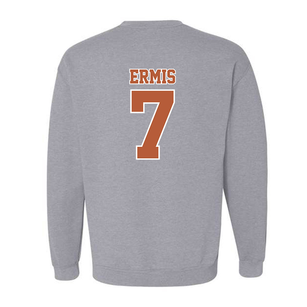 Texas - NCAA Baseball : Andrew Ermis - Sports Shersey Crewneck Sweatshirt-1