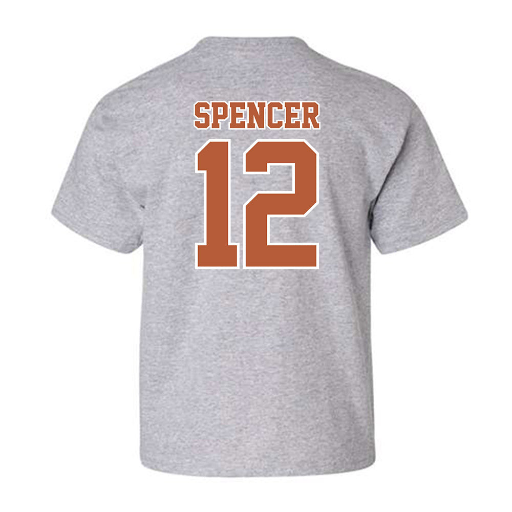 Texas - NCAA Baseball : Jared Spencer - Sports Shersey Youth T-Shirt-1
