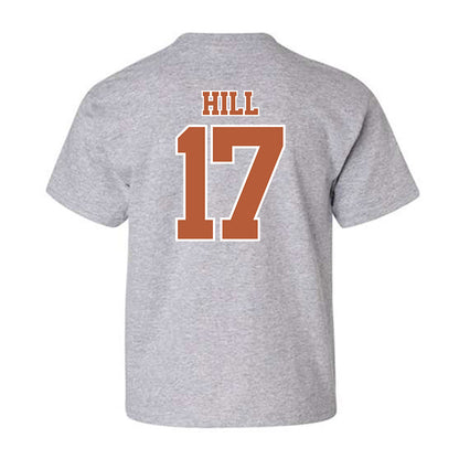 Texas - NCAA Baseball : Will Hill - Sports Shersey Youth T-Shirt-1