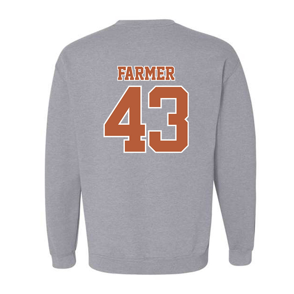 Texas - NCAA Baseball : Tommy Farmer - Crewneck Sweatshirt Sports Shersey